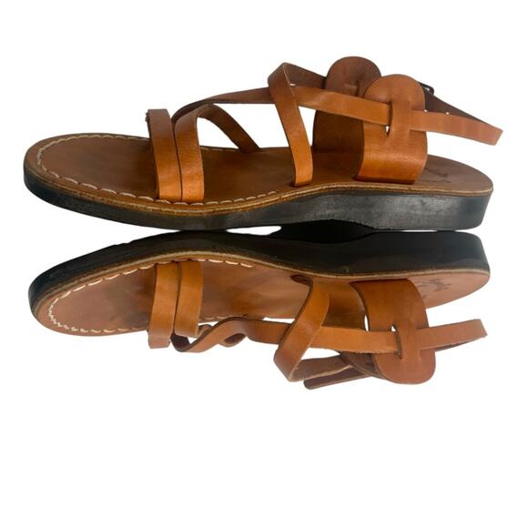 Jerusalem sandals Tzippora - Leather Strappy Slingback Sandal Sz 39 - Picture 3 of 5
